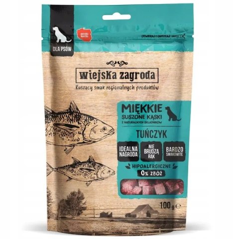 WIEJSKA ZAGRODA Najlepsze Miękkie PRZYSMAKI MIĘSNE DLA PSA MIX 5X100 G