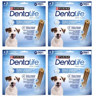 ZESTAW 4 X Purina DentaLife Small przysmak dentystyczny dla psa 7szt. 115g