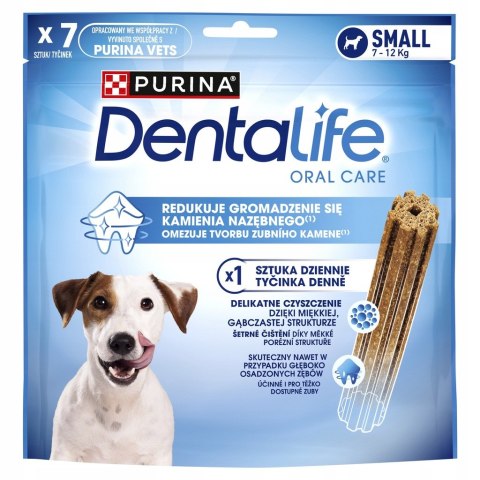 ZESTAW 4 X Purina DentaLife Small przysmak dentystyczny dla psa 7szt. 115g