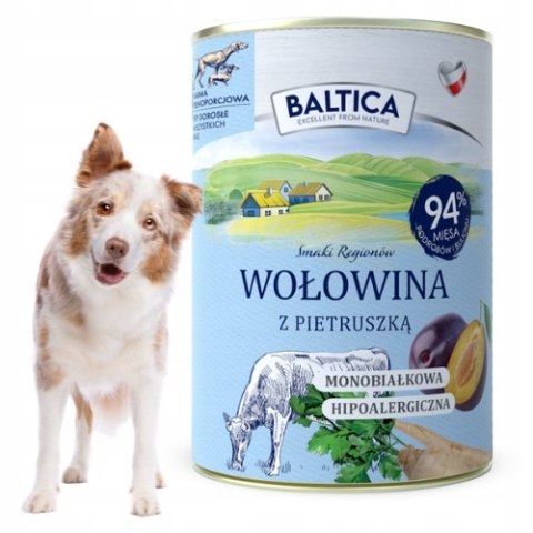 BALTICA Karma mokra wołowina z pietruszką 400g