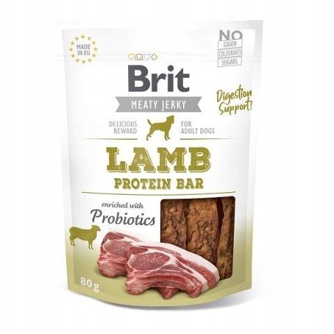 Brit Jerky LAMB PROTEIN BAR przysmak dla Psa 80g