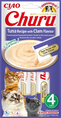 INABA CAT CHURU TUNA WITH SEAFOOD 4X14G