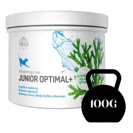 POKUSA BreedingLine Junior Optimal+ 100g na STAWY WITAMINY ALGI KRYL KOLAGE