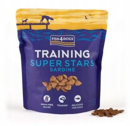 Smaczki Fish4Dogs training super star Sardine 150g PRZYSMAKI dla psa