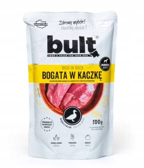 BULT saszetka mielonka bogata w KACZKĘ 100G DLA MAŁYCH RAS