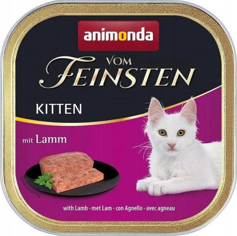 ANIMONDA Vom Feinsten Kitten jagnięcina mokra karma dla kota 100g