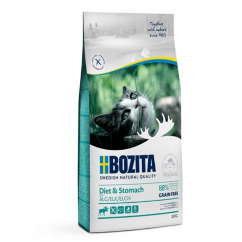 Bozita Diet & Stomach Grain Free Elk 10kg bezzbożowa dla kota