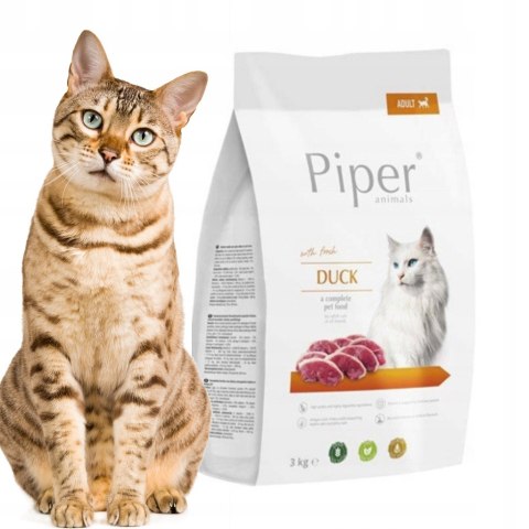 Piper Adult Cat Duck Animals Dolina Noteci Kaczka Kot 3kg