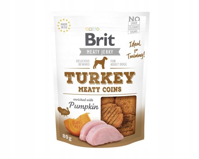 Brit Jerky Snack ZESTAW PYSZNE SMAKI 5 X 80g Marka Brit